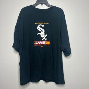 VTG Chicago White Sox 2005 World Series Champions T Shirt 2XL Southside MLB WS05